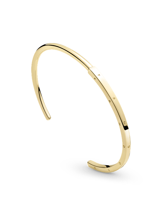 Brazalete Rígido I-D Pandora Signature Recubrimiento en Oro - Estilo Pandora 2