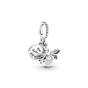 Charm Colgante Luciérnaga que Brilla en la Oscuridad - Estilo Pandora