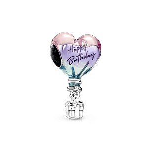Charm Globo Aerostático Feliz Cumpleaños - Estilo Pandora