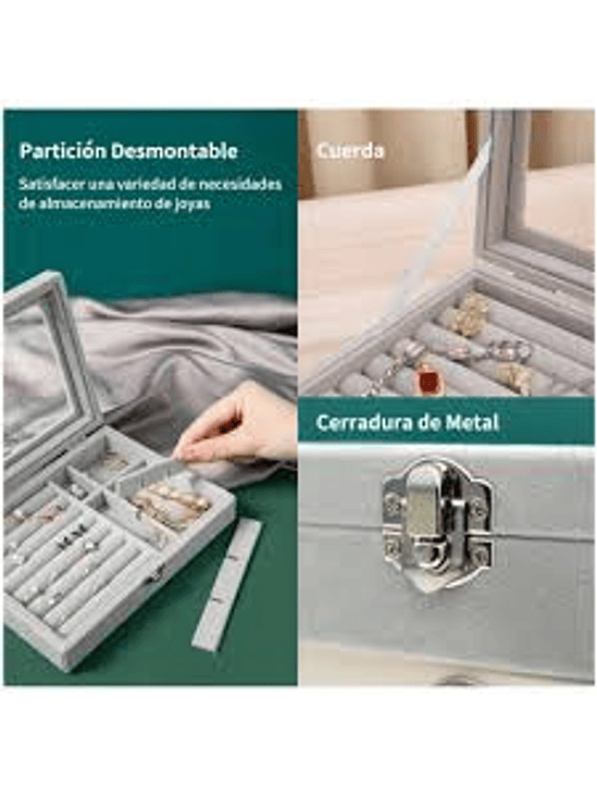 Joyero Organizador Beige 3