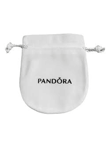 Bolsa de Terciopelo Blanca - Estilo Pandora 1