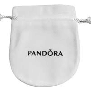 Bolsa de Terciopelo Blanca - Estilo Pandora