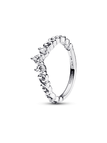 Anillo Tiara Remolino Real - Estilo Pandora  1