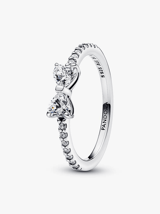 Anillo Lazo Transparente - Estilo Pandora 1