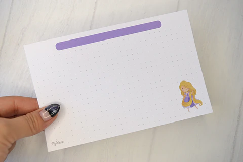 Flashcard Princesa Rapunzel 