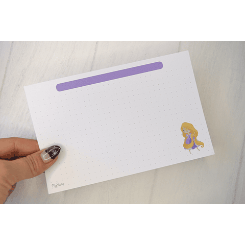 Flashcard Princesa Rapunzel 