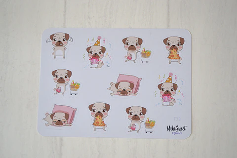 T 36 Perro Pug