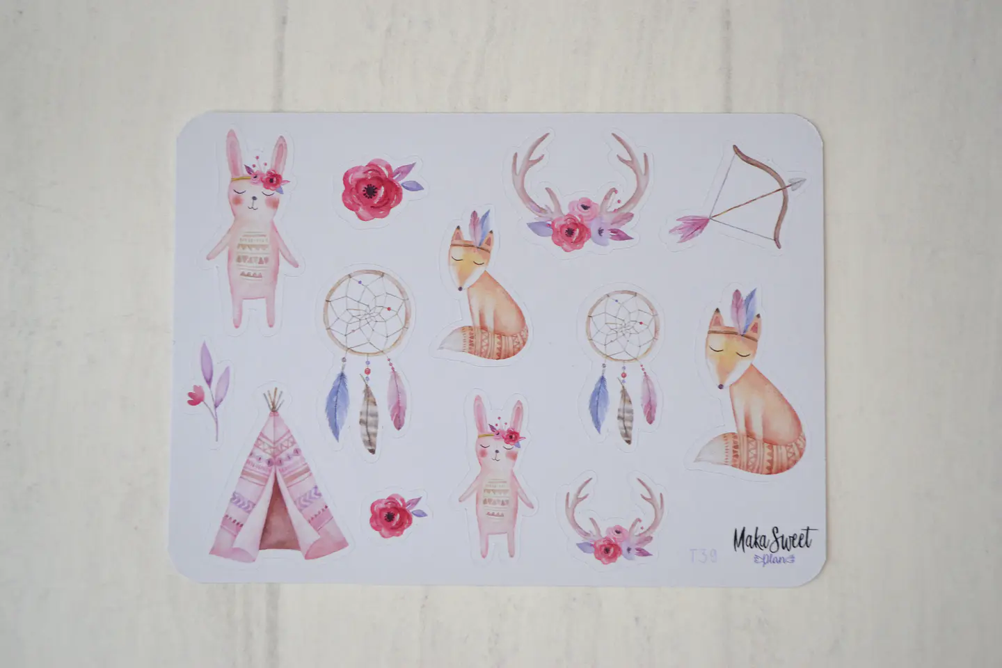 T 39 Animales Boho 1