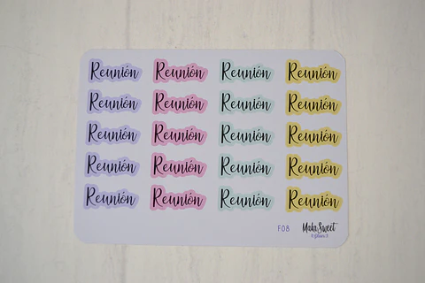 F 08 Reunión