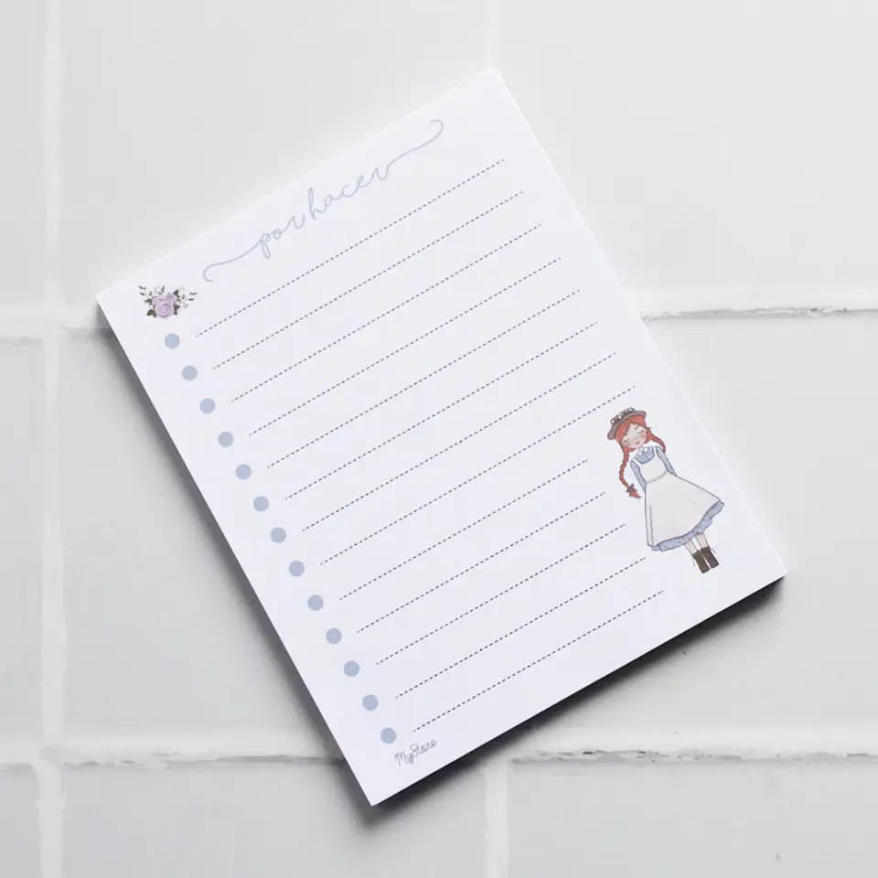 Taco de Notas Por Hacer Anne 1