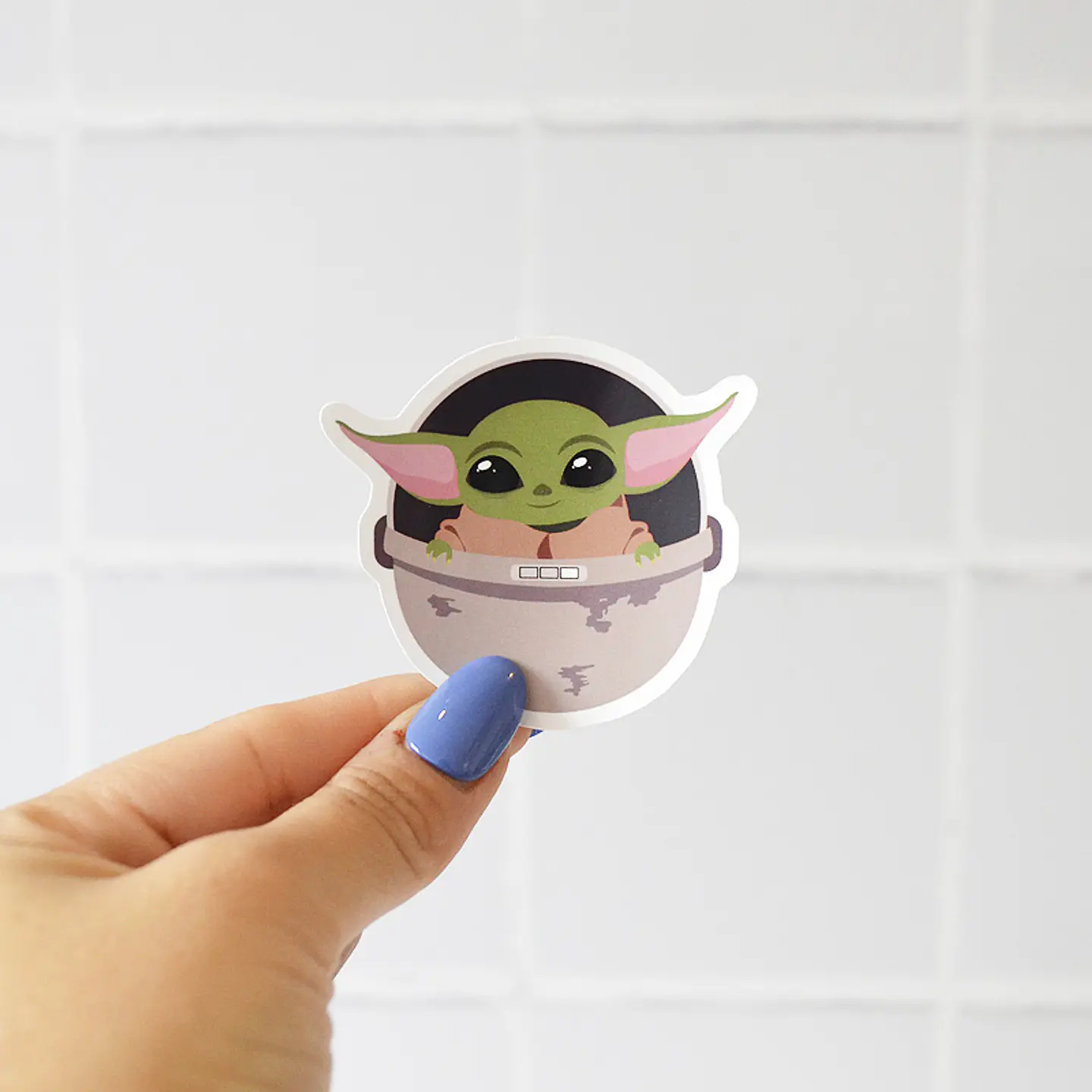 Sticker Baby Yoda 1