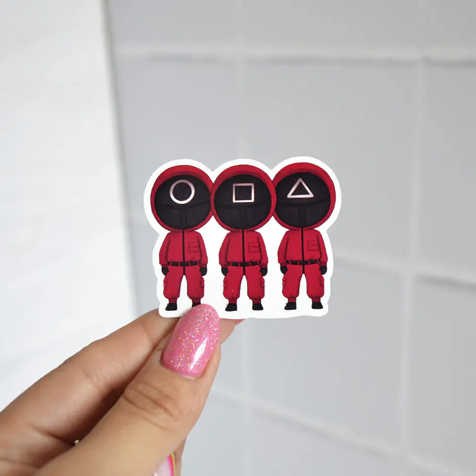 Stickers Soldados Juego del Calamar 1