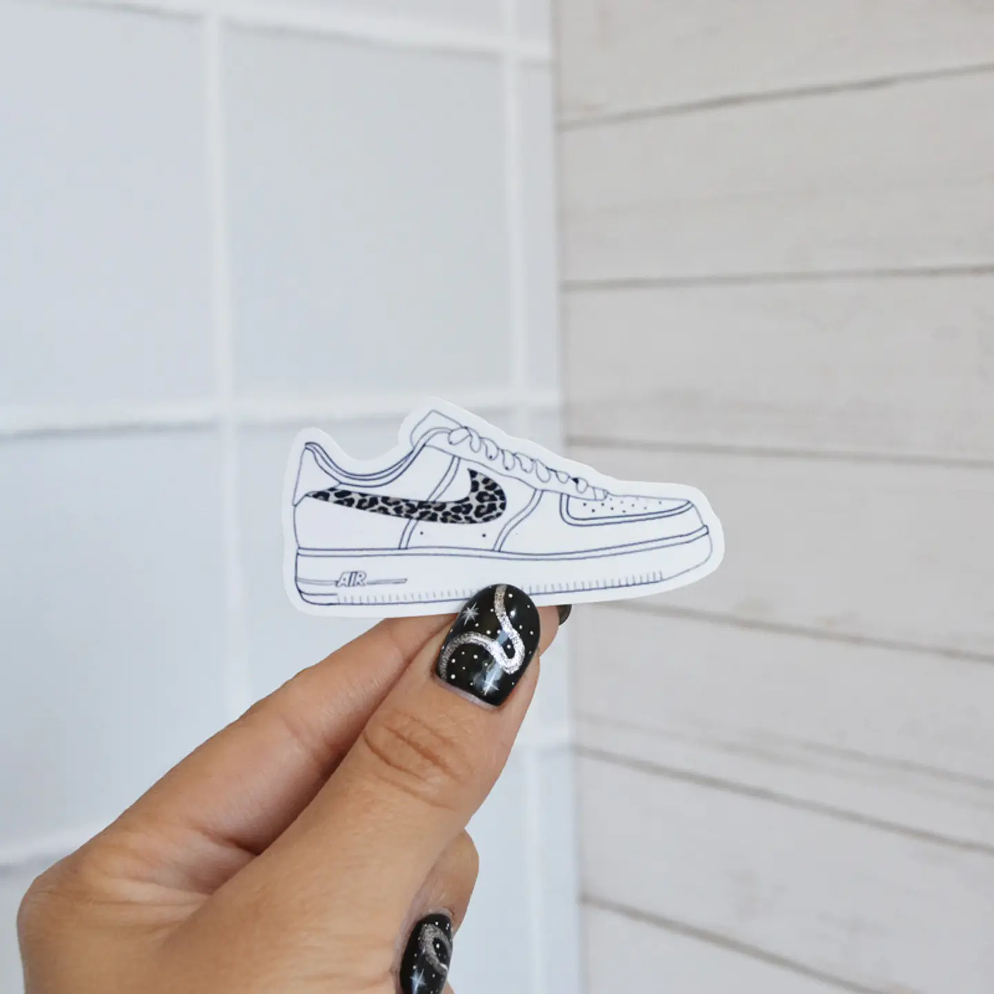 Sticker Zapatilla Animal Print 1