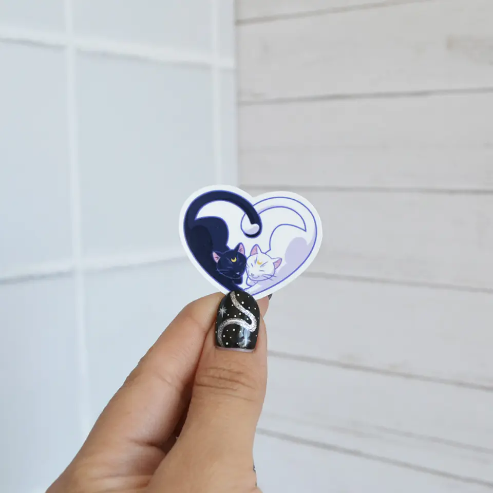 Sticker Luna y Artemis Sailor Moon 1