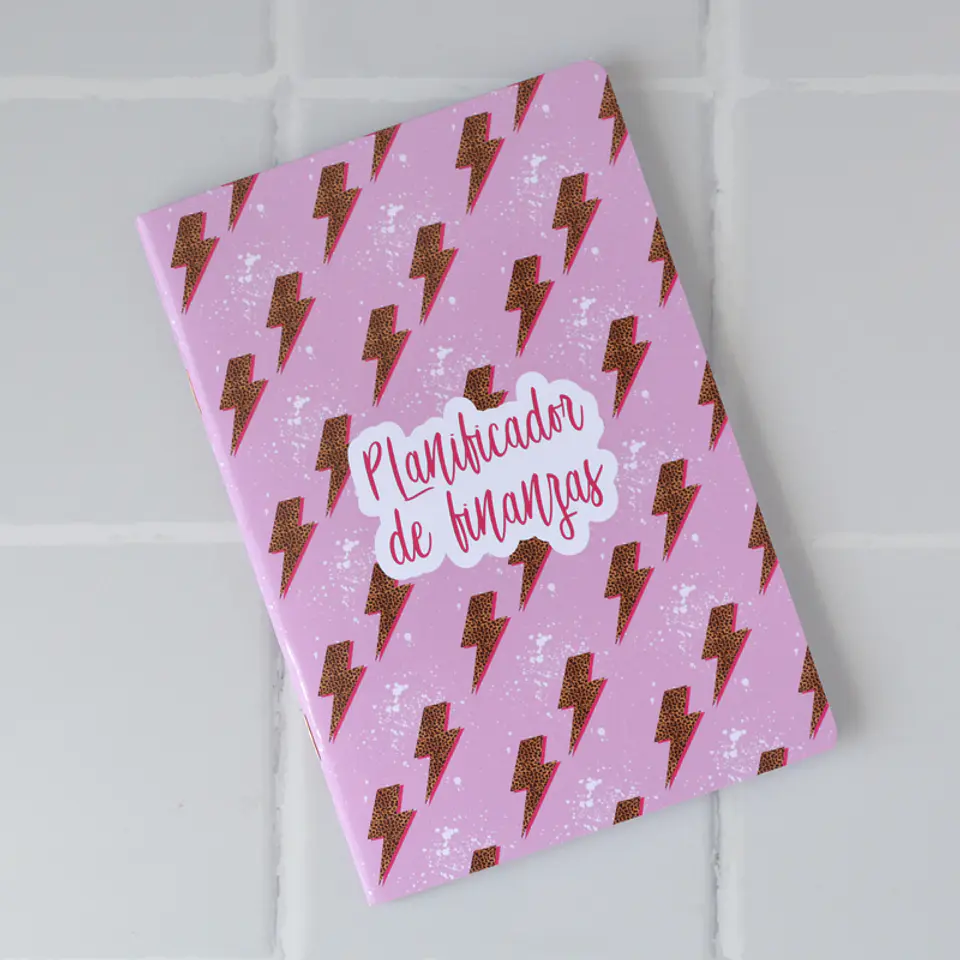B6 Planificador de Finanzas Pink Cheetah 1