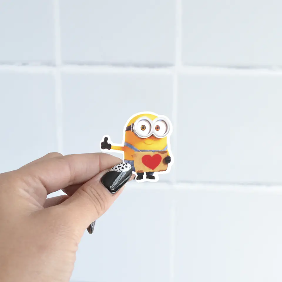 Sticker Minion Corazón 1