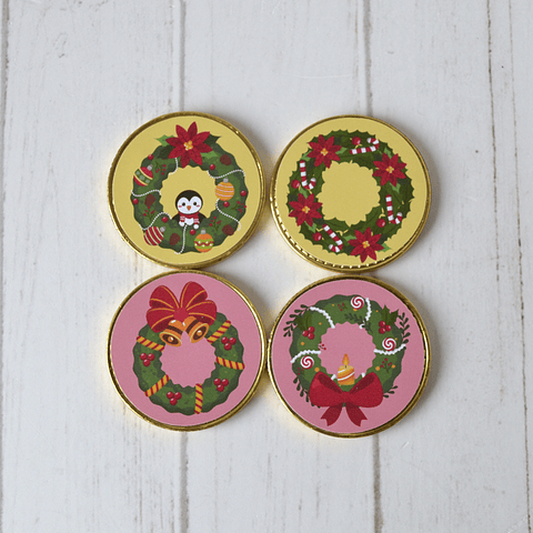 Monedas de Chocolate Navidad Classic