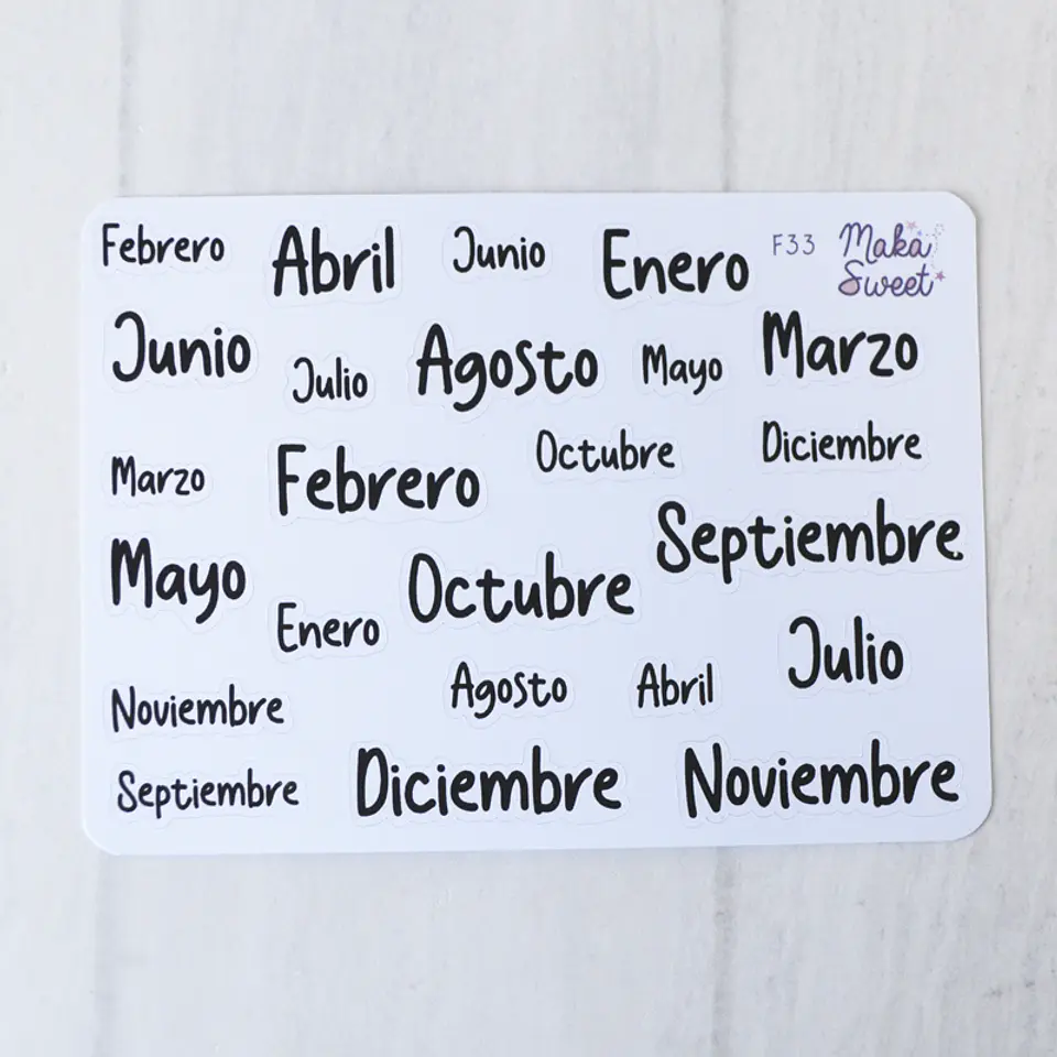 F 33 Meses  1