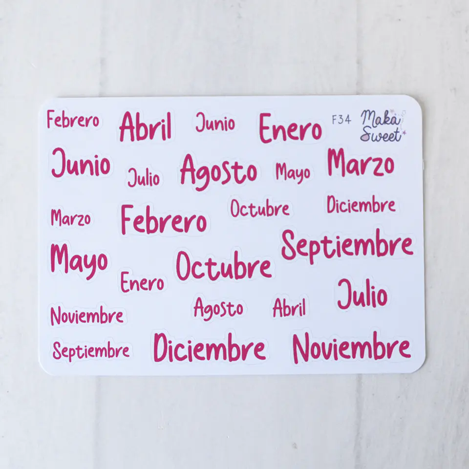 F 34 Meses Magenta 1