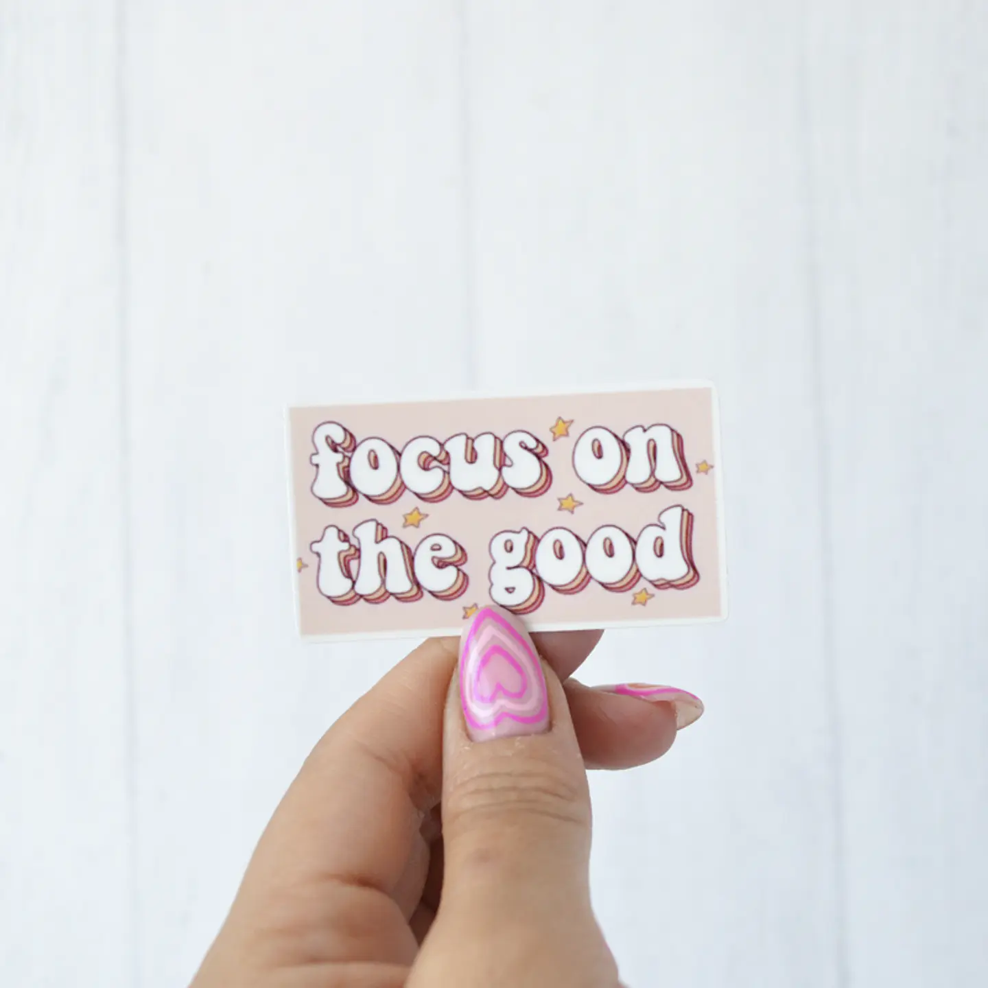 Sticker Focus on the good 1