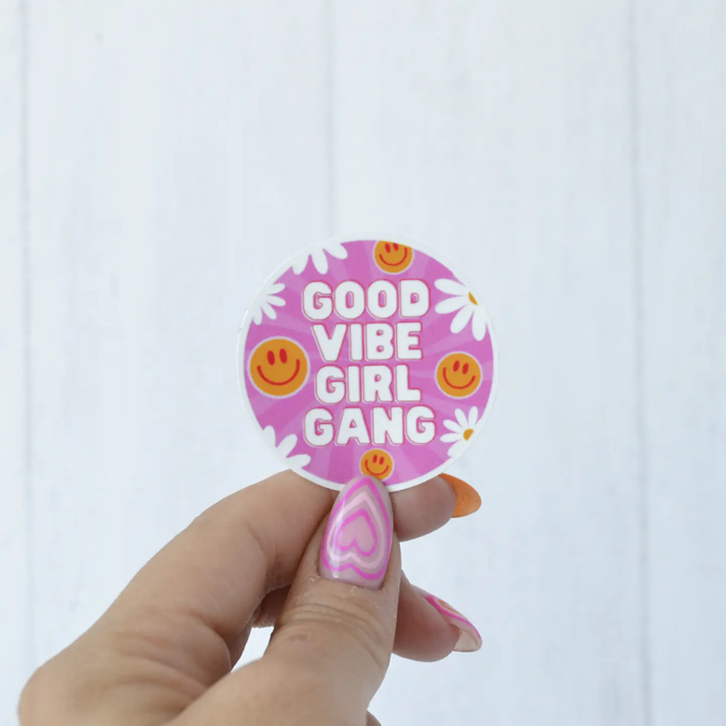 Sticker Good Vibe Girl Gang  1