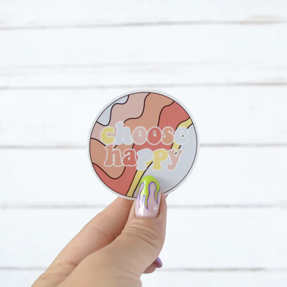 Sticker Choose Happy 1