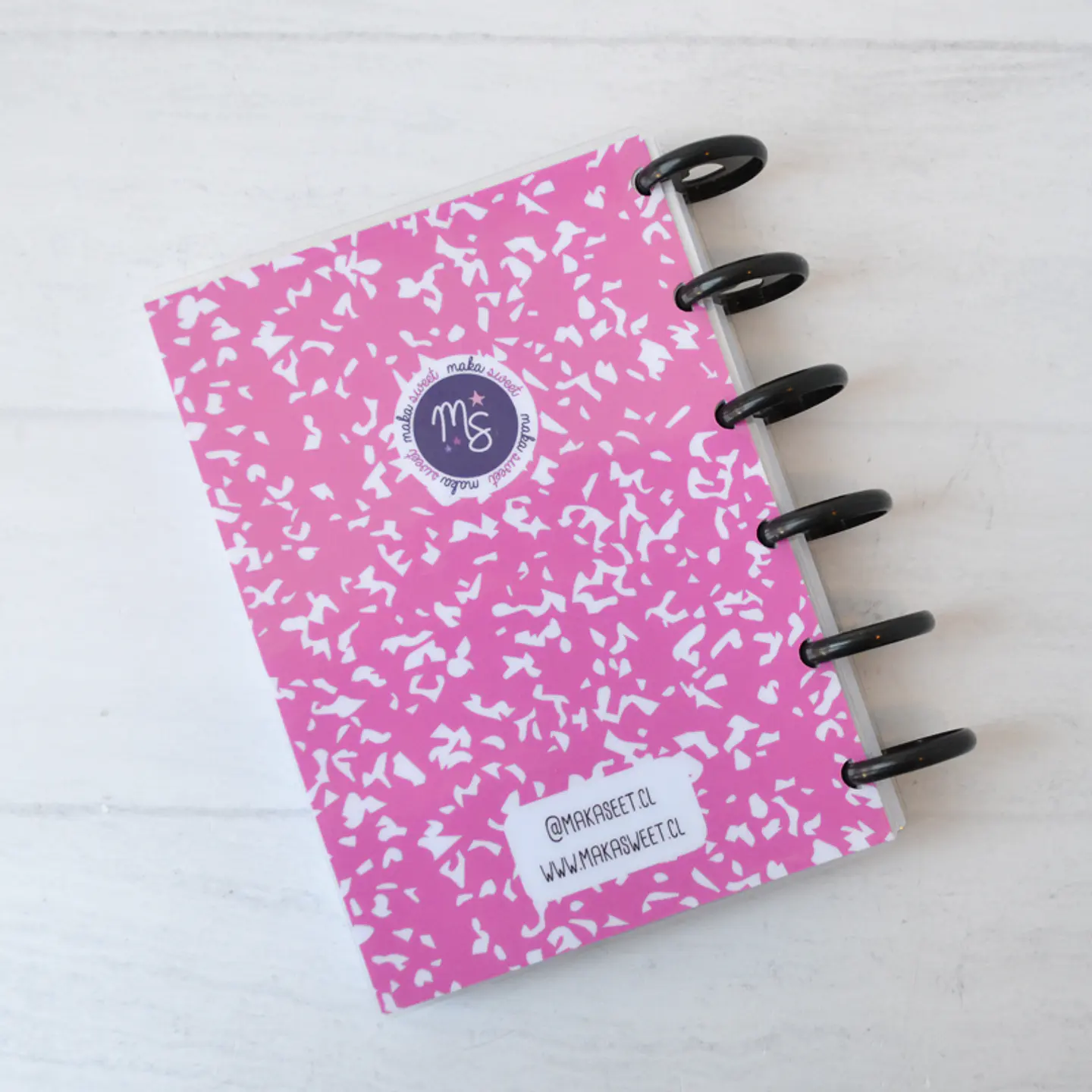Cuaderno Composición Rosado a6 2