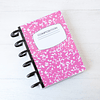 Cuaderno Composición Rosado a6