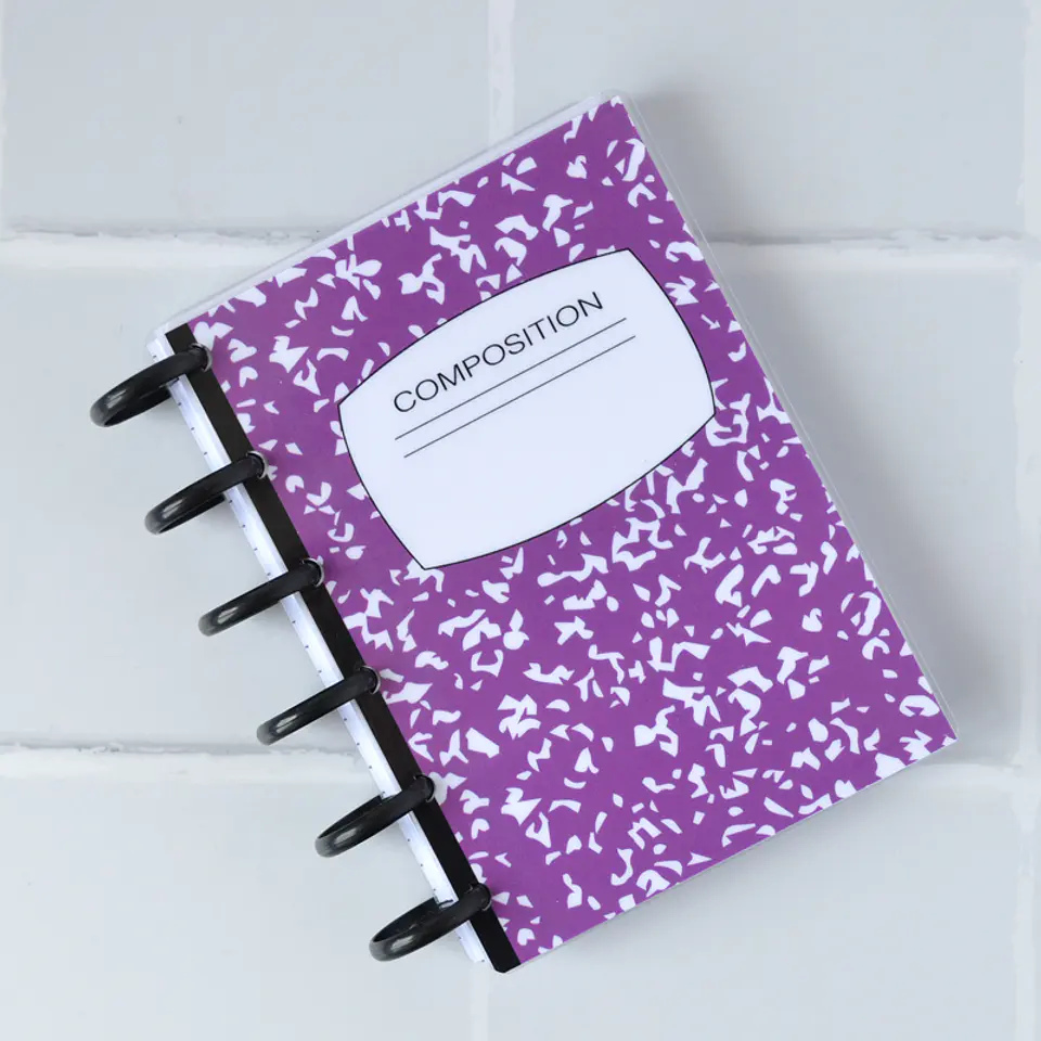 Cuaderno Composición Morado a6 1