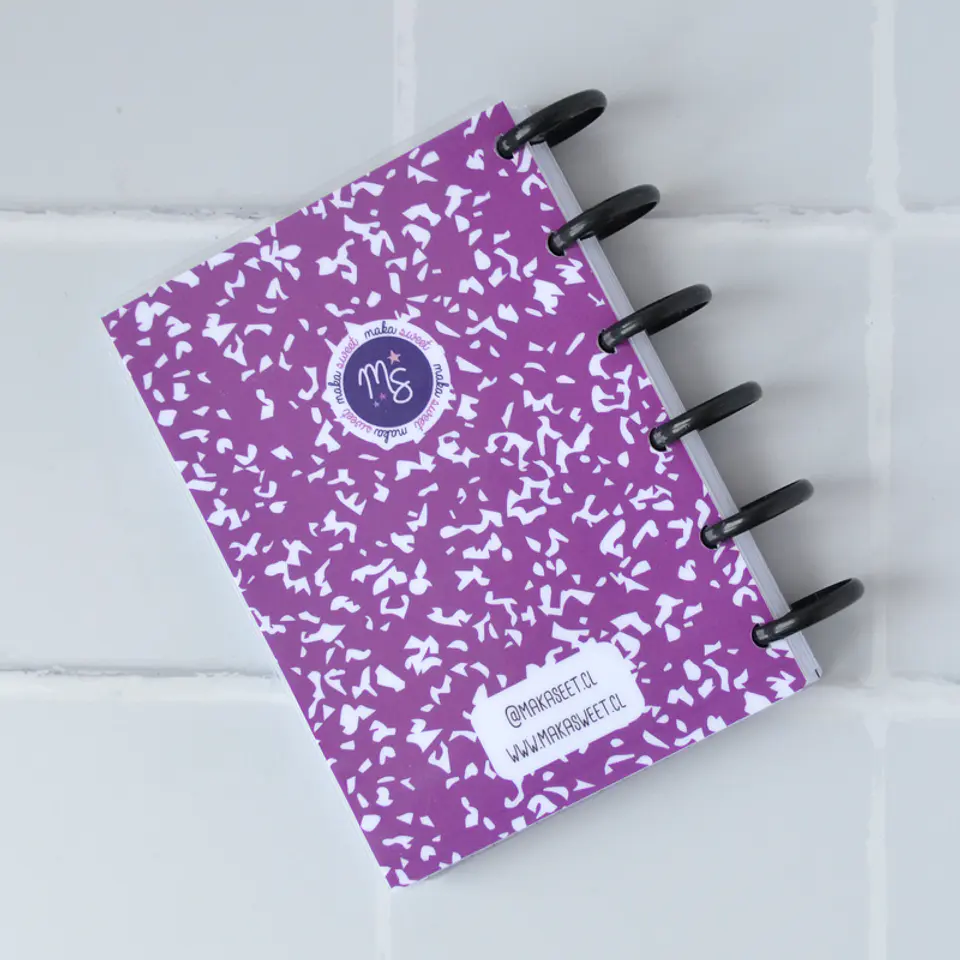 Cuaderno Composición Morado a6 2