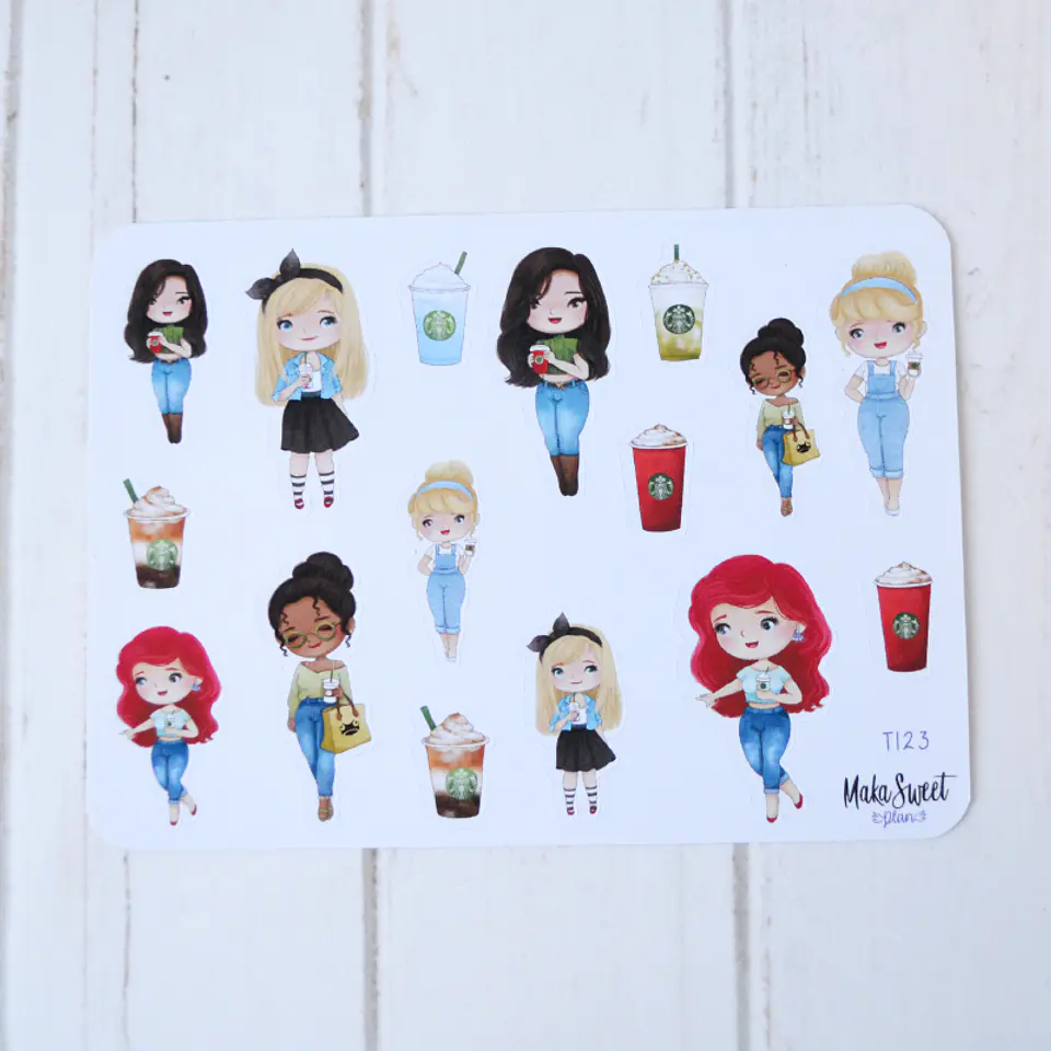 T 123 Princesas Café 1