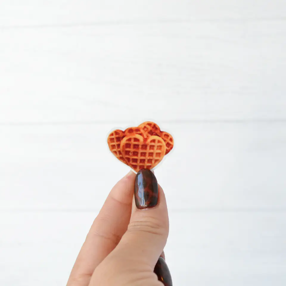 Waffle corazón 1