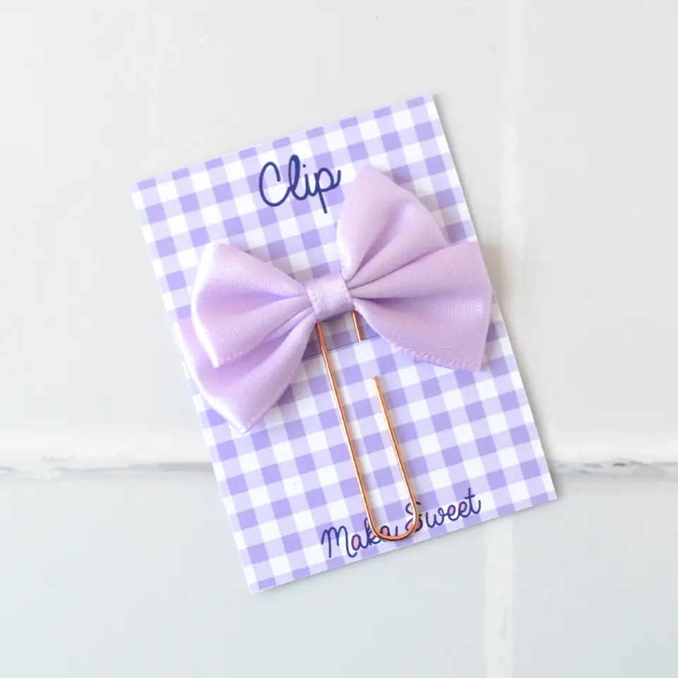 Clip Bow Lila 1