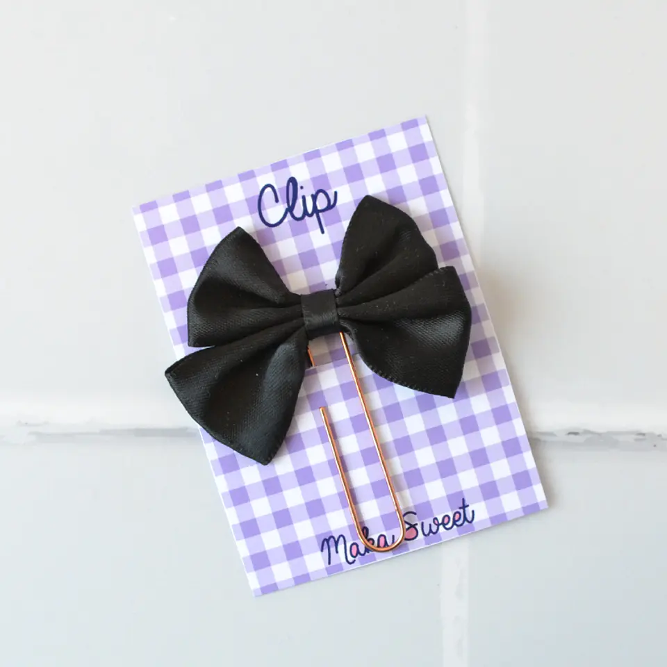 Clip Bow negro 1