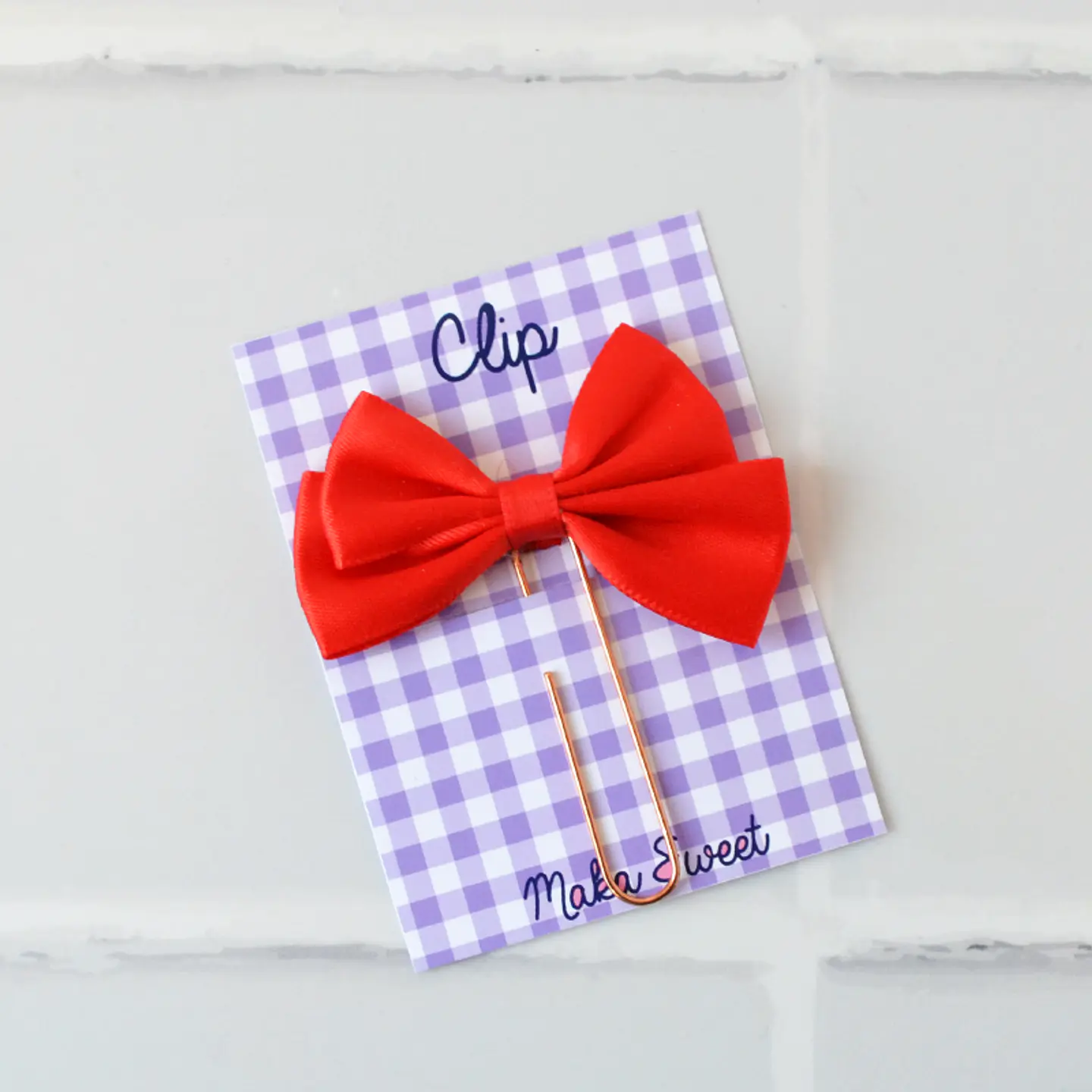 Clip Bow rojo 1