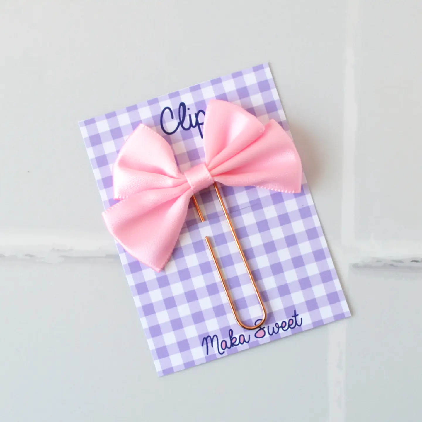Clip Bow rosado 1