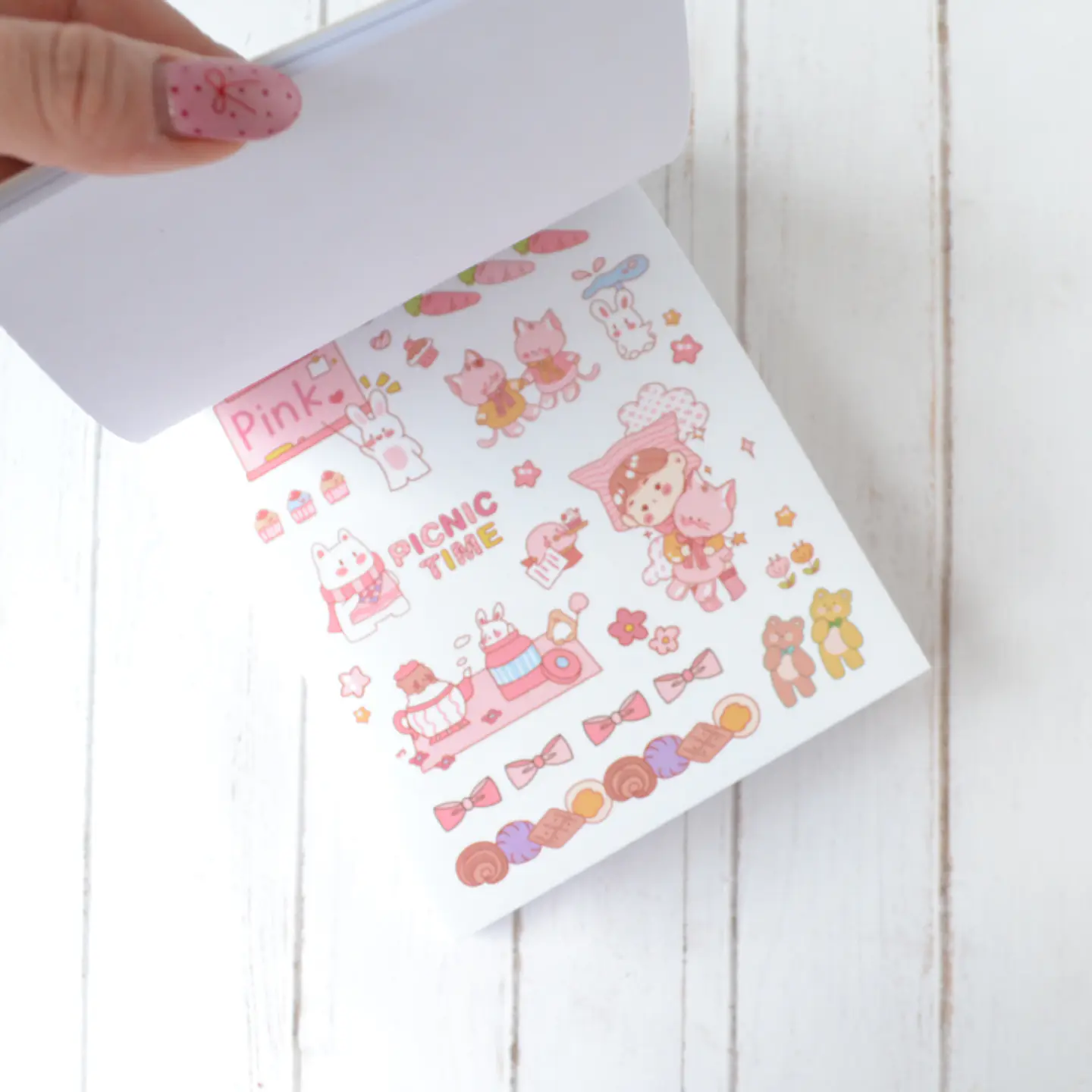 Journal Sticker book recortable 3