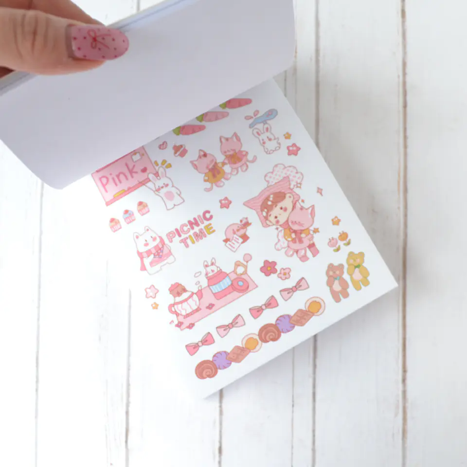 Journal Sticker book recortable 3