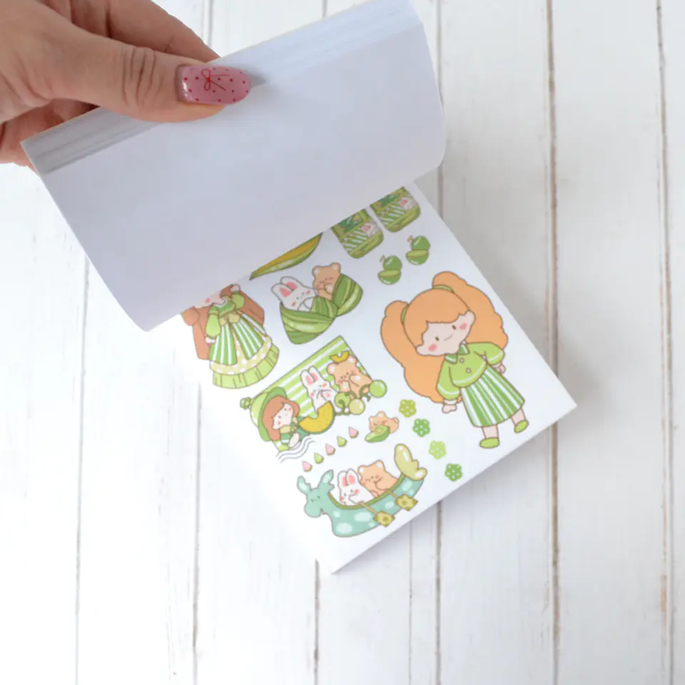 Journal Sticker book recortable 4