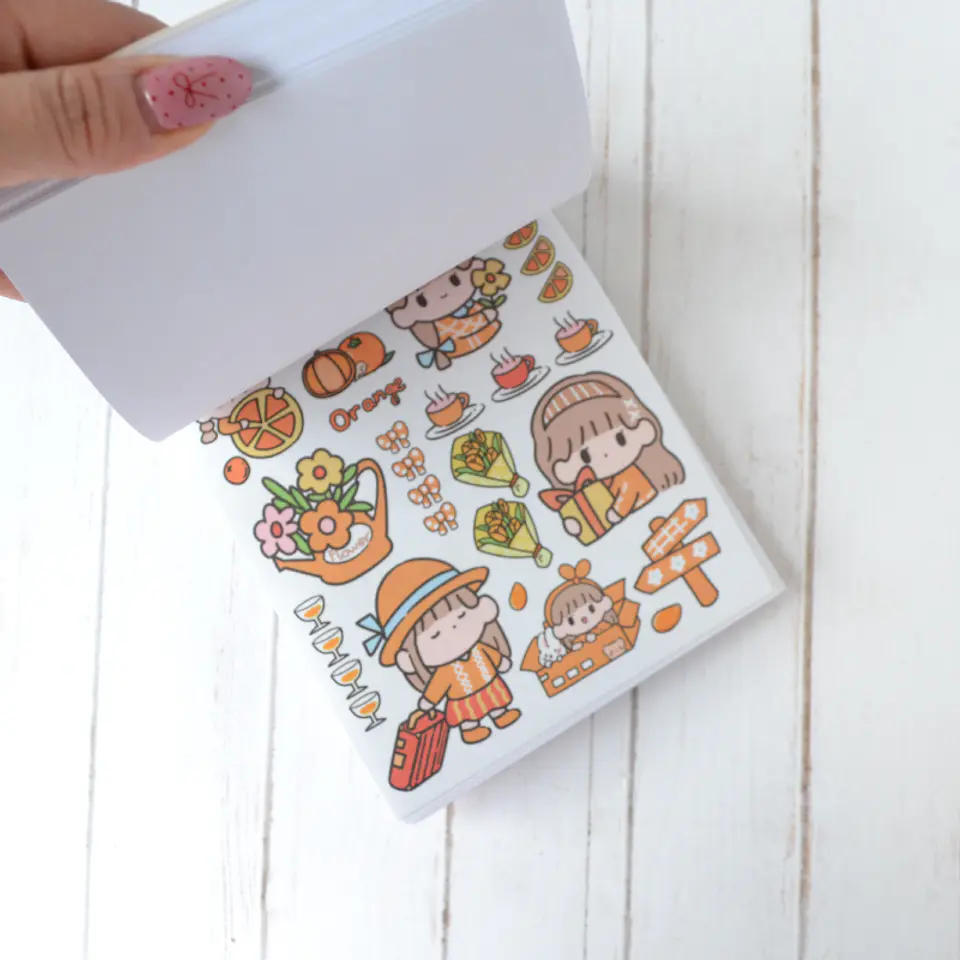 Journal Sticker book recortable 5