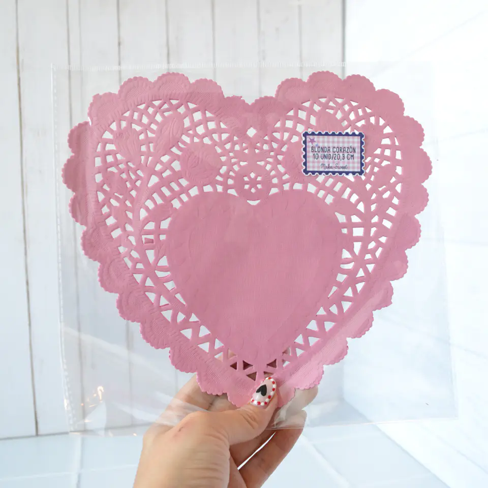 Blonda Corazón Rosa 1