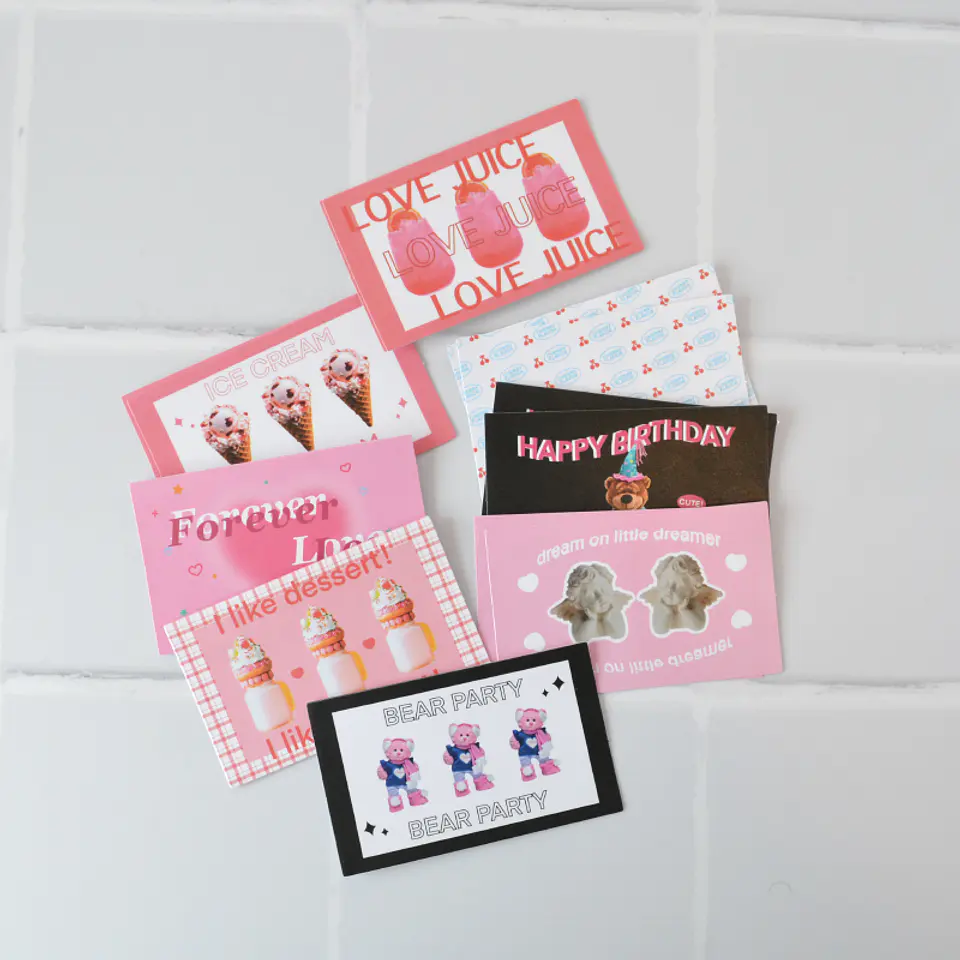 Set Stickers Lovely Pink 2