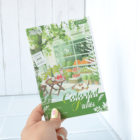 Stickers Colorful Fruits