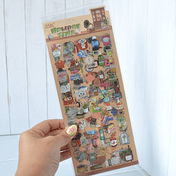 Stickers Holiday Time