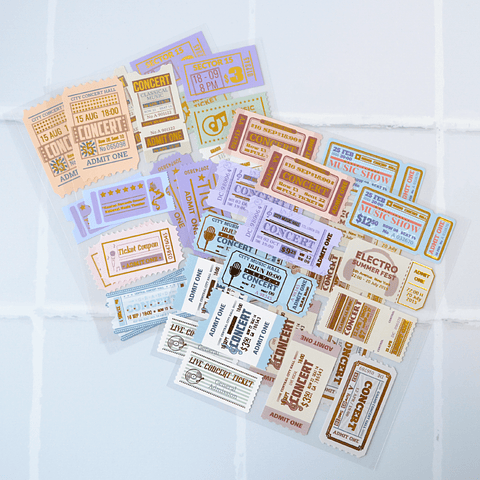 Stickers Ticket Conciertos