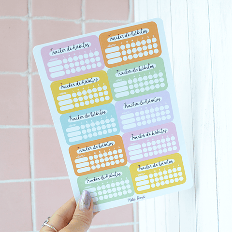 C 59 Tracker de hábitos Multicolor