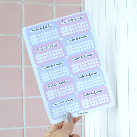 C 60 Tracker de hábitos Pasteles