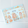 Libro para pegar Stickers Celeste