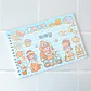 Libro para pegar Stickers Celeste - Miniatura 1