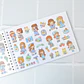 Libro para pegar Stickers Celeste - Miniatura 2